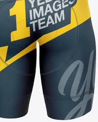 Download Men S Cycling Bib Shorts Mockup In Apparel Mockups On Yellow Images Object Mockups