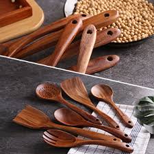 Add all three to cart add all three to list. Amazon Com Kitchen Utensils Set Nayahose Wooden Cooking Utensil Set Non Stick Pan Kitchen Tool Wooden Cooking Spoons And Spatulas Wooden Spoons For Cooking Salad Fork