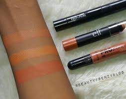 La Girl Orange Corrector Vs Elf Orange Colour Correcting Stick Vs Mac Peach Lustre Swatches On Color Correcting Stick Light Pink Lip Gloss Peach Color Lipstick