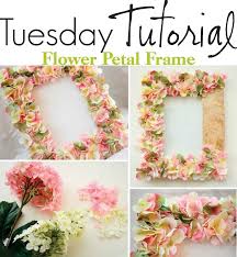 The Creative Place Flower Picture Frames Diy Picture Frames Flower Petals