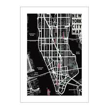 Ikea Frames Pictures Posters Bild Poster New York City Map Map Of New York Nyc Map