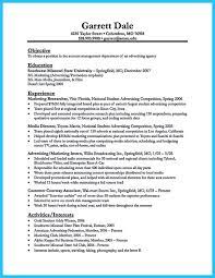If You Like To Work In An Advertising Office You Need To Convince Your Employer By Writing A Good A Good Objective For Resume Resume Examples Resume Objective