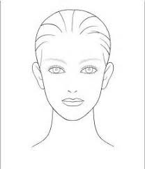 image result for human face template printable face template face template makeup face outline