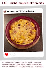 Vitalwunder Erfahrungsbericht Tupperware Lecker Rezepte