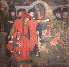 Jeri jennings, consulting rosarian camarillo, california. Plucking The Red And White Roses In The Old Temple Gardens Wikipedia