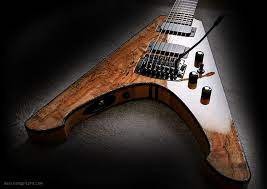 Ran Guitars Like The Mounting Rings Set Flush With The Body Unique Guitars Guitar Flying V