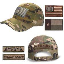 Lightbird Tactical Cap Adjustable Hunting Hat And 6 Pieces Tactical Flag Morale Patches With Velcro See This Great Product I Tactical Hat Operator Hat Hats
