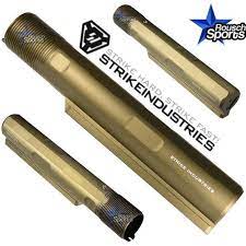 The strike industries advanced receiver extension brings an updated aesthetic and increased functionality to an often neglected, yet highly important component of the ar15/ar10 weapon system. Strike Industries Advanced Receiver Extension Buffer Tube Rousch Sport
