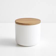 Shop food storage containers and food totes at bargreen. Stoneware Container White Medium Unison