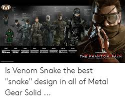 Hideo kojima (小島 秀夫, kojima hideo?, born august 24, 1963) is a japanese video game designer originally employed at konami. Snake Solid Snake Venom Snake Old Snake Dlamond Dogs Naked Snake Barea Of Operations Solid Saake Solid Saake Rescue Kanhira Mler Solid Snake 1987 1990 1998 2001 2004 2008 2010 2014 Gear