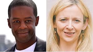 Adrian Lester, House North's Louise Sutton at Birmingham Film & TV Market