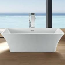 Chevington Dax Acrylic Double Ended 67 X 29 Freestanding Soaking Bathtub Wayfair In 2020 Free Standing Tub Vintage Tub Bath Freestanding Tub Faucet