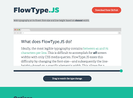 Web Typography At Its Finest Font Size And Line Height Based On Element Width Interface Design Web Design Typography