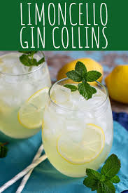 Limoncello Gin Collins Cocktail Recipe A Nerd Cooks Recipe Cocktail Recipes Easy Gin Collins Gin Recipes