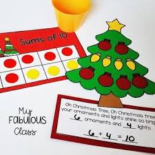 Christmas Math Craft Math Crafts Christmas Math Christmas Kindergarten