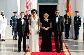 The name of sauer's first wife has not been revealed publicly. President Obama And Chancellor Angela Merkel On The North Portico The White House
