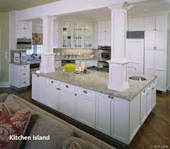 And because it's just one wall, you can do something a little more flashy than if you were doing all 4 walls, and use that one featured wall as a major talking point and style statement for the whole room (or the whole house). Diy Guide For Making A Kitchen Island 3 Kitchen Remodel Small Kitchen Design Small Kitchen Island With Columns