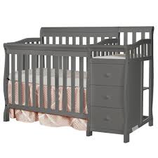 The union crib converts to a. Dream On Me Jayden 4 In 1 Steel Grey Mini Convertible Crib And Changer 629 Sgy The Home Depot