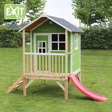 Kinder Spielhaus Flaches Stelzen Kinderspielhaus Stelzenhaus Natur Klein Rutsche Vom Spielgerate Fachhandler Spielhaus Kinder Spielhaus Holzhaus Garten