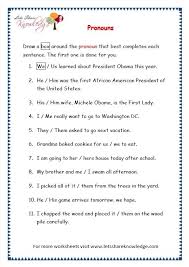 Page 6 Pronouns Worksheet Pronoun Worksheets Teaching English Grammar Pronoun