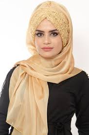 Aise Tesettur Gold Sifon Payetli Bone Sal Modelleri Tesettur Ic Camasir Modelleri 2020 Scarf Styles Hijab Fashion