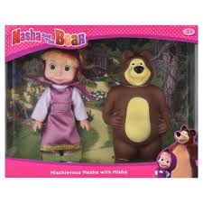 4.5 out of 5 stars. Masha And The Bear Mischevious Masha With Misha Mischevious Masha With Misha Buy Retro Outfit Doll For 15 Cm Doll Toys In India Shop For Masha And The Bear Products