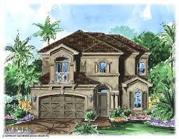 Narrow lot house plans (or house plans for narrow lots) may be more affordable to build due to the smaller lot. Mediterranean Villa House Plan 2 Story Narrow Waterfront Lot Home Plan