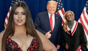 Lil Wayne's girlfriend swings axe