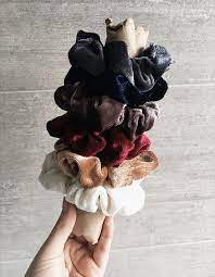 Diy Scrunchie Holder Tape 2 Paper Rolls Together And Done Scrunchies Scrunchieholder Diy