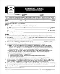 You are a tenant under a rental agreement or expired lease 1. Free 14 Examples Of 30 Day Notice In Pdf Doc Examples