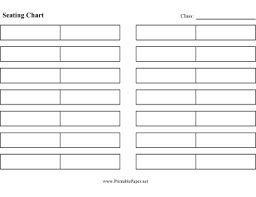 printable seating chart partners