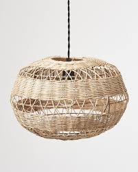 If you want to highlight a part of your décor, a ceiling track with spotlights might do the trick. Ovalo Natural Rattan Pendant Lamp Shade Large Oliver Bonas