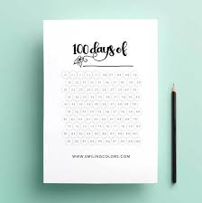 Want to wake in the works a drowsy bedroom colour plan in the same way as some bold colour? Free 100 Day Goal Tracking Printable Smiling Colors