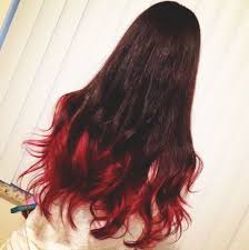 Long Curly Hair Love The Red Ends Red Hair Tips Red Brown Hair Red Balayage Hair
