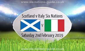 Head over to rugby kickoff. Scotland 33 20 Italy Six Nations 2 Feb 2019