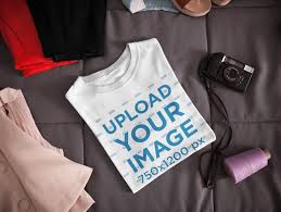 Download Free Folded T Shirt Mock Up Mockuptree