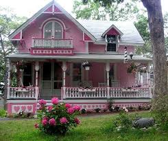 Valentines Day Houses Unusual Houses Pink Houses Victorian Homes Cottage