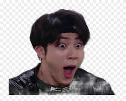 Bts jin seokjin bts scenarios bts memes hilarious kid memes bts tweet bts quotes. Army Bts Jin Meme Momo Sticker Bts Memes Hd Png Download 727x593 3237831 Pngfind