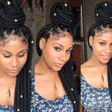 There are dozens of french braid hairstyles you can master once. 13 Ways To Style Box Braids Naturallycurly Com