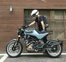 Husqvarna Svartpilen 401 Velos De Cafe Racer Cafe Racer Vintage Faire Du Velo