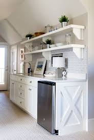 Ssecond Floor Mini Kitchen Cabinet Paint Color Sherwin Williams Alabaster Timber Frame Home With Farm Small Kitchenette Basement Kitchenette Studio Kitchen