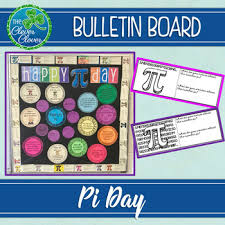 Pi day games and activities. Pi Day Bulletin Board By The Clever Clover Teachers Pay Teachers