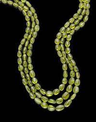Peridot Bead Necklace Peridot Necklace Peridot Jewelry