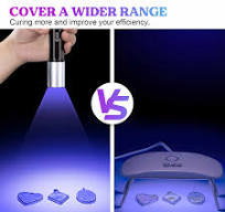 Rechargeable 365nm UV Flashlight for Resin Curing