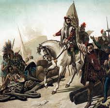 Von 1519 bis 1521 waren spanische truppen unter der führung von hernàn cortès einmarschiert. Hernan Cortes Erobert Reich Der Azteken Leichen Verpesteten Tenochtitlan Welt