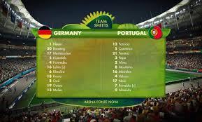 Portugal lives slope that cristiano ronaldo face its debut in good physical condition after overcoming a knee injury that kept him in check the last part of the season. Ea Sports Fifa On Twitter Germany Vs Portugal Coming Up Who Has The Stronger Starting Xi Worldcup Http T Co Ilv57ovmuo