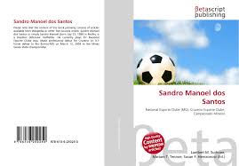 Game log, goals, assists, played minutes, completed passes and shots. Sandro Manoel Dos Santos 978 613 6 25025 0 613625025x 9786136250250