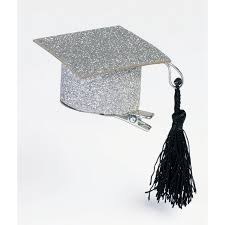 Graduation Hat Glitter Hair Clips 2pcs Partybell Com Graduation Hat Grad Hat Forum Novelties