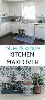 Bright White Kitchen Makeover On A Budget Diy Kitchen Renovation Budget Kitchen Makeover Farmhouse Kitchen Backsplash