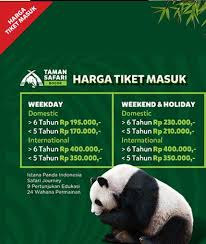 Aku dah try korg bile lg. Harga Tiket Masuk Taman Safari Cisarua Bogor Jawa Barat Terbaru
